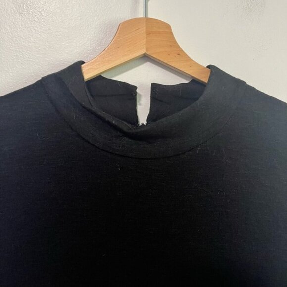 Riva Black Sleeveless Midi Dress with Silver Grommet Detail – Size L - Picture 10 of 11